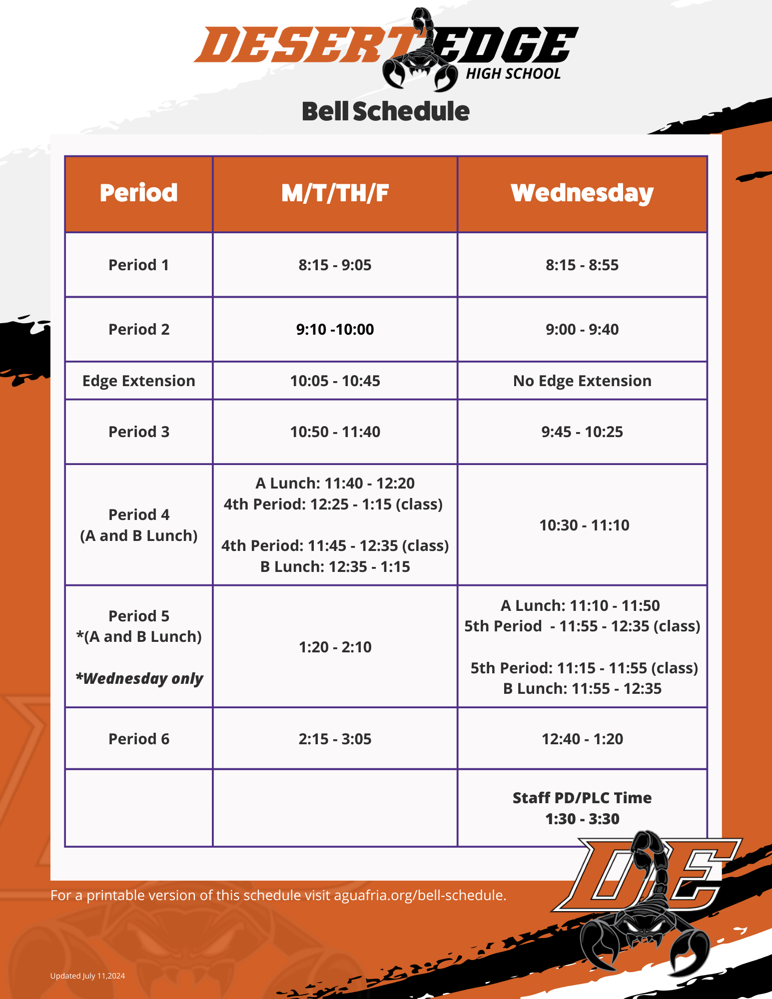 bell-schedule